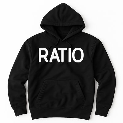 Ratio Funny Jokes Sarcastic Hoodie