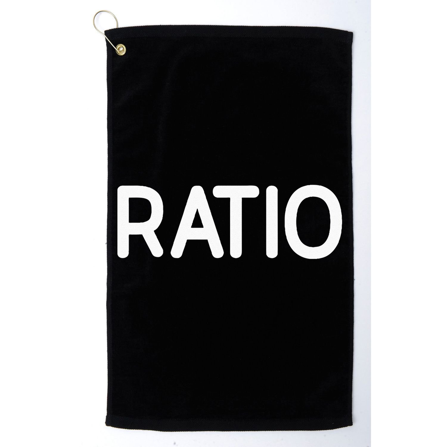 Ratio Funny Jokes Sarcastic Golf Towel