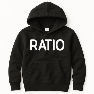 Ratio Funny Jokes Sarcastic Kids Hoodie