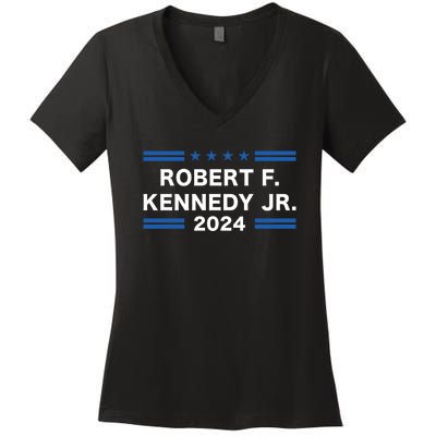 Robert F. Kennedy Jr. For President 2024 Women's V-Neck T-Shirt