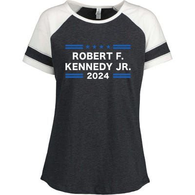 Robert F. Kennedy Jr. For President 2024 Enza Ladies Jersey Colorblock Tee