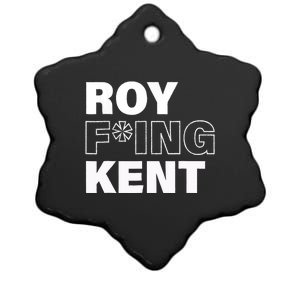 Roy Freaking Kent Design Ceramic Star Ornament