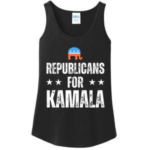 Republicans For Kamala Harris Ladies Essential Tank