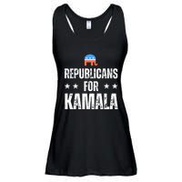 Republicans For Kamala Harris Ladies Essential Flowy Tank