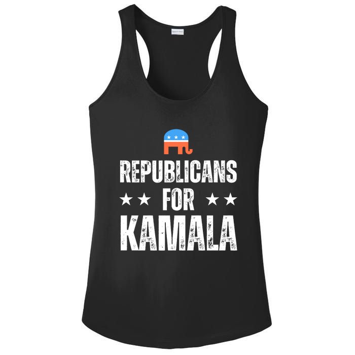 Republicans For Kamala Harris Ladies PosiCharge Competitor Racerback Tank