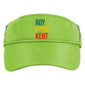 Roy F*ing Kent Colorful Logo Meme Adult Drive Performance Visor