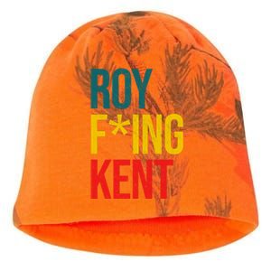 Roy F*ing Kent Colorful Logo Meme Kati - Camo Knit Beanie