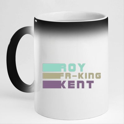 Roy Freaking Kent, Roy Fing Kent Retro 11oz Black Color Changing Mug