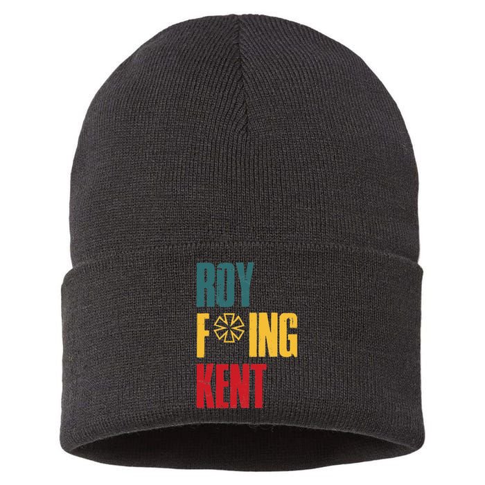 Roy Freaking Kent Vintage Men Women Sustainable Knit Beanie