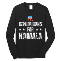 Republicans For Kamala Harris Long Sleeve Shirt