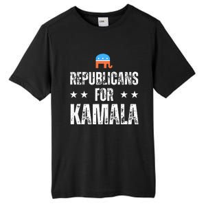 Republicans For Kamala Harris Tall Fusion ChromaSoft Performance T-Shirt