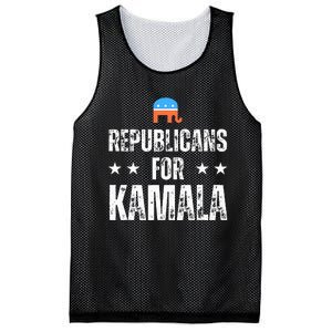 Republicans For Kamala Harris Mesh Reversible Basketball Jersey Tank