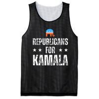 Republicans For Kamala Harris Mesh Reversible Basketball Jersey Tank