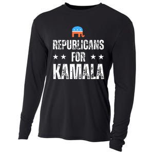 Republicans For Kamala Harris Cooling Performance Long Sleeve Crew