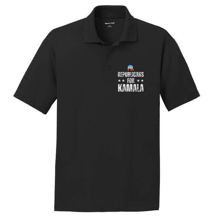 Republicans For Kamala Harris PosiCharge RacerMesh Polo