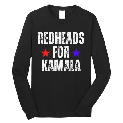 Redheads For Kamala 2024 Harris Walz Redheads For Kamala Long Sleeve Shirt