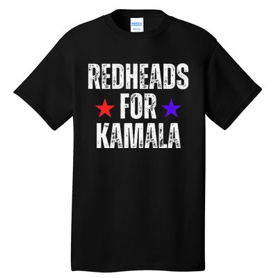 Redheads For Kamala 2024 Harris Walz Redheads For Kamala Tall T-Shirt