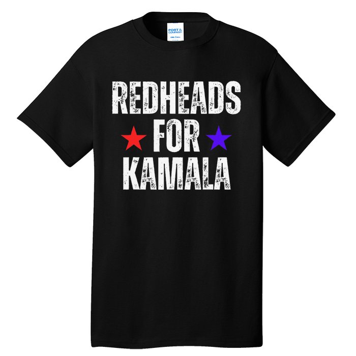 Redheads For Kamala 2024 Harris Walz Redheads For Kamala Tall T-Shirt