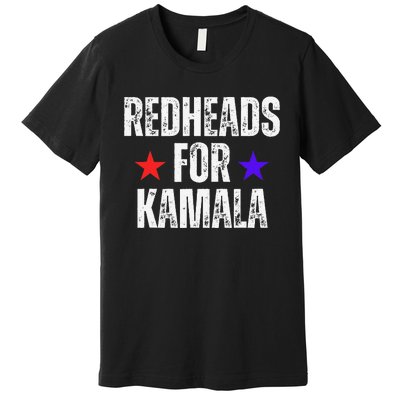 Redheads For Kamala 2024 Harris Walz Redheads For Kamala Premium T-Shirt