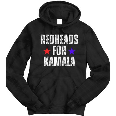 Redheads For Kamala 2024 Harris Walz Redheads For Kamala Tie Dye Hoodie