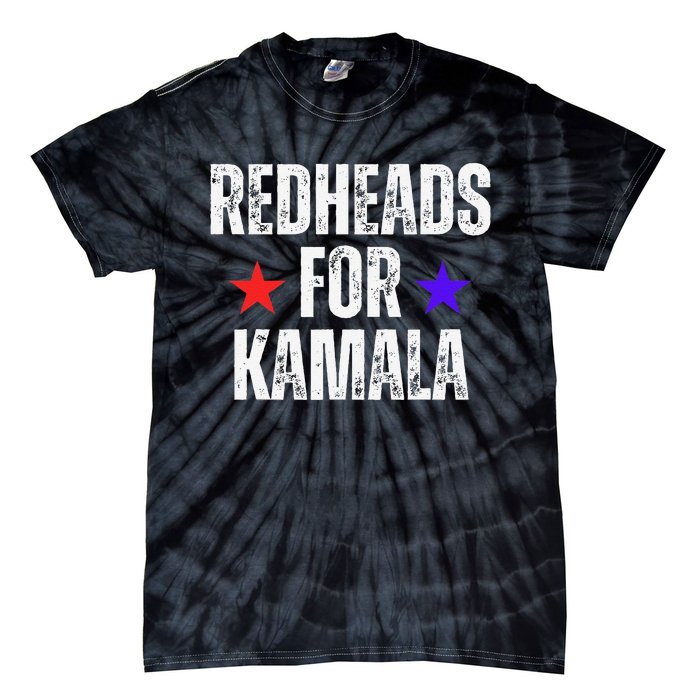 Redheads For Kamala 2024 Harris Walz Redheads For Kamala Tie-Dye T-Shirt