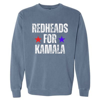 Redheads For Kamala 2024 Harris Walz Redheads For Kamala Garment-Dyed Sweatshirt