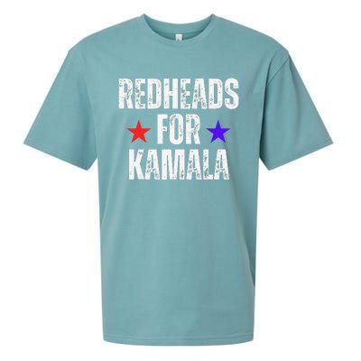 Redheads For Kamala 2024 Harris Walz Redheads For Kamala Sueded Cloud Jersey T-Shirt