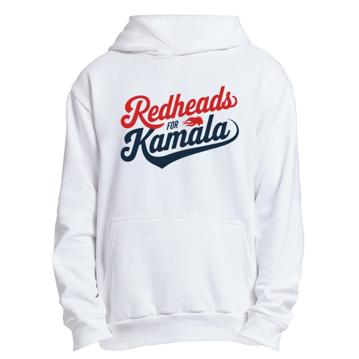 Redheads For Kamala 2024 Harris Walz Vintage Urban Pullover Hoodie