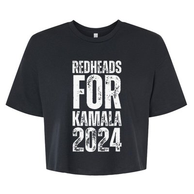 Redheads For Kamala 2024 Harris Walz Redheads For Kamala Bella+Canvas Jersey Crop Tee