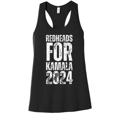 Redheads For Kamala 2024 Harris Walz Redheads For Kamala Women's Racerback Tank