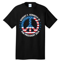 Robert F Kennedy Jr Vote Peace 2024 President Election Tall T-Shirt