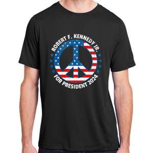 Robert F Kennedy Jr Vote Peace 2024 President Election Adult ChromaSoft Performance T-Shirt