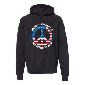 Robert F Kennedy Jr Vote Peace 2024 President Election Premium Hoodie