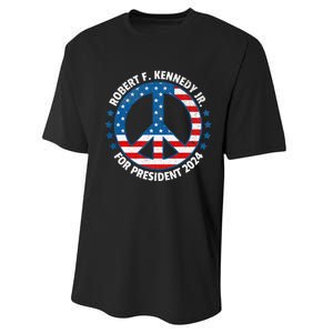 Robert F Kennedy Jr Vote Peace 2024 President Election Performance Sprint T-Shirt