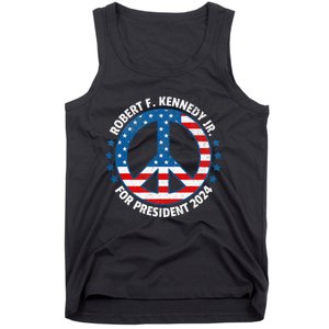 Robert F Kennedy Jr Vote Peace 2024 President Election Tank Top