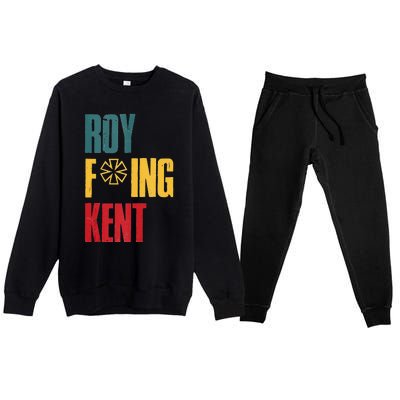 Roy Freaking Kent Vintage Men Women Premium Crewneck Sweatsuit Set