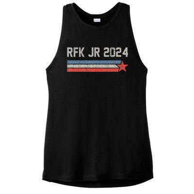 Robert F. Kennedy Jr 2024 Kennedy For President Ladies PosiCharge Tri-Blend Wicking Tank