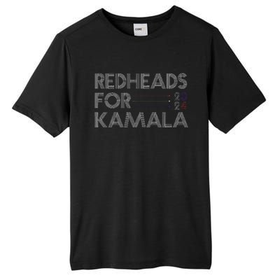 Redheads For Kamala 2024 Harris Walz Redheads For Kamala Tall Fusion ChromaSoft Performance T-Shirt