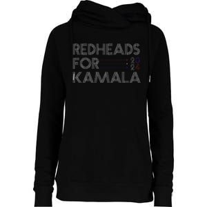 Redheads For Kamala 2024 Harris Walz Redheads For Kamala Womens Funnel Neck Pullover Hood