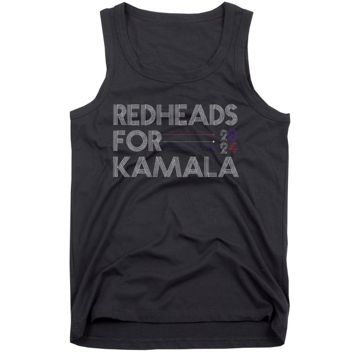 Redheads For Kamala 2024 Harris Walz Redheads For Kamala Tank Top