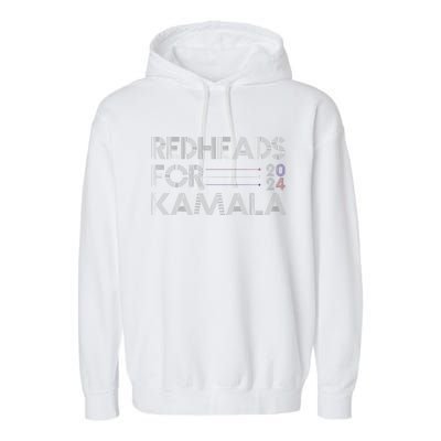 Redheads For Kamala 2024 Harris Walz Redheads For Kamala Garment-Dyed Fleece Hoodie