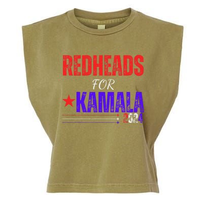 Redheads For Kamala 2024 Harris Walz Redheads For Kamala Garment-Dyed Women's Muscle Tee