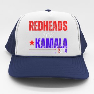 Redheads For Kamala 2024 Harris Walz Redheads For Kamala Trucker Hat