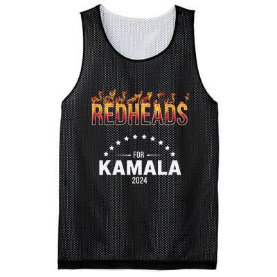 Redheads For Kamala 2024 Harris Walz Redheads For Kamala Mesh Reversible Basketball Jersey Tank