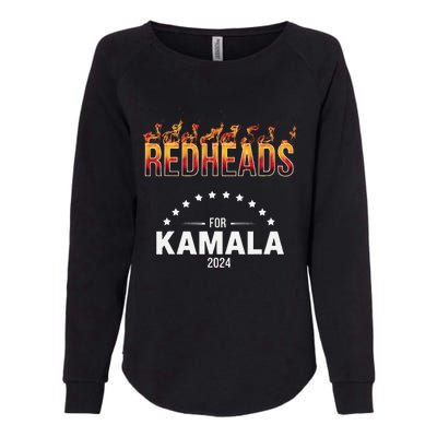 Redheads For Kamala 2024 Harris Walz Redheads For Kamala Womens California Wash Sweatshirt