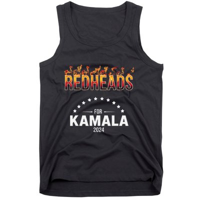 Redheads For Kamala 2024 Harris Walz Redheads For Kamala Tank Top