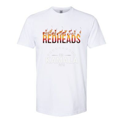 Redheads For Kamala 2024 Harris Walz Redheads For Kamala Softstyle CVC T-Shirt