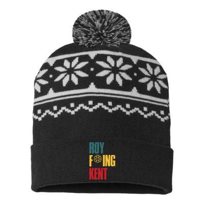 Roy Freaking Kent Vintage Men Women USA-Made Snowflake Beanie