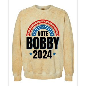 Robert F Kennedy Jr Vote Bobby 2024 President Election Rfk Colorblast Crewneck Sweatshirt