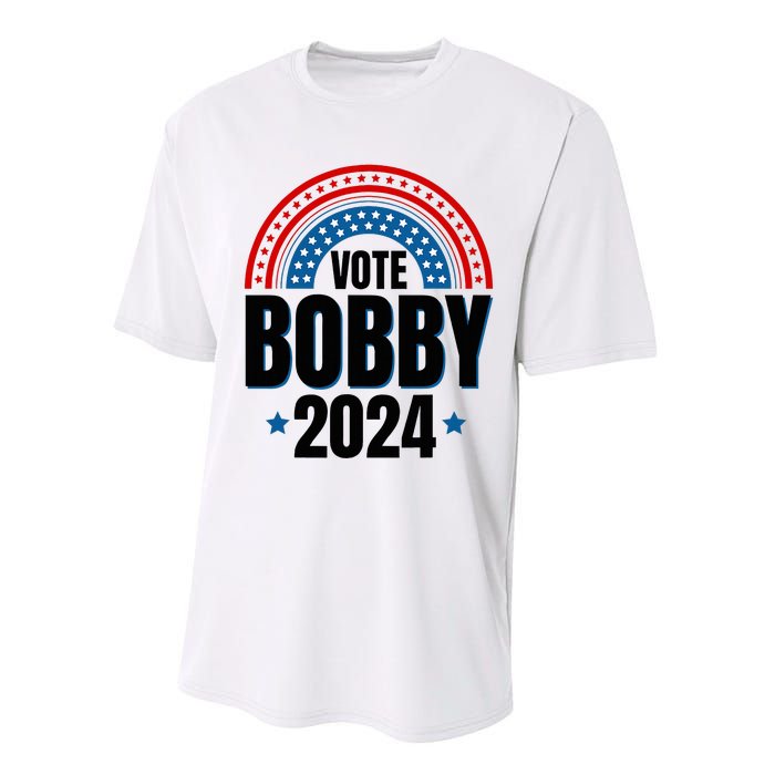 Robert F Kennedy Jr Vote Bobby 2024 President Election Rfk Performance Sprint T-Shirt